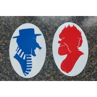 Schnee - Und Hitze-Miser-Magnete von AlteredGoodsStore