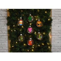 Alptraum Vor Weihnachten Urlaub Baum Türen Inspiriert Bruchsicher Kunststoff Disc Ornament Set Von 7 von AlteredLightDesign