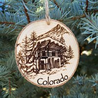 Chateau Weihnachten Ornament Ski Colorado Liebhaber von AlteredOak