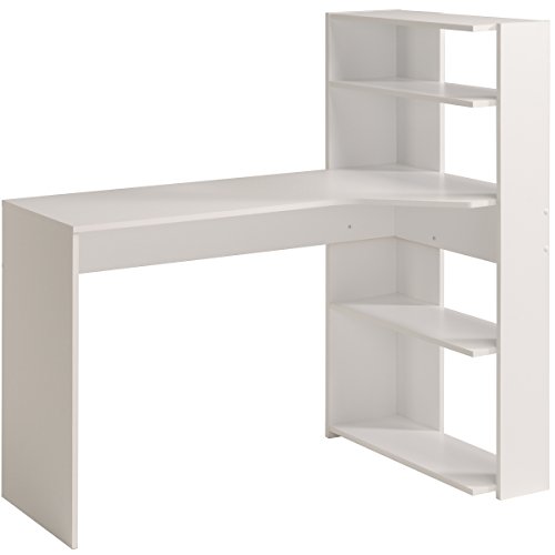 Mister Schreibtisch, 121 x 64 x 122 cm, Weiß von Alterego