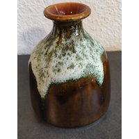 Vintage Fat Lava Vase Scheurich Bay 12 cm 70Er von AltesundRares
