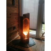 Altholz Stehlampe von Altholzschaetze