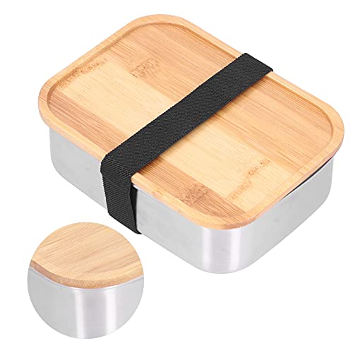 Althwuyu Bentoes Lunchbox 304 Edelstahl Bentoes Box mit Deckel Bambooes Abdeckung für Erwachsene Kinders Arbeiter tragbare Lebensmittelbehälter Althwuyu Bentoes Lunchbox 304 Edelstahl Bentoes Box mit Deckel Bambooes Abdeckung für Erwachsene Kinders Arbeiter tragbare Lebensmittelbehälter von Althwuyu