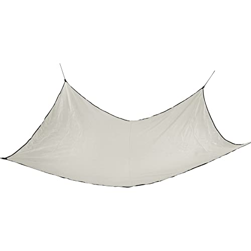 Althwuyu Canvas Rechteck Baldachin 6,6 × 9,8 Fuß mit Vier Seilen, Schatten im Freien für Terrassen, Pool, Garten und Garten, weiß, weiß (Creme weiß) von Althwuyu