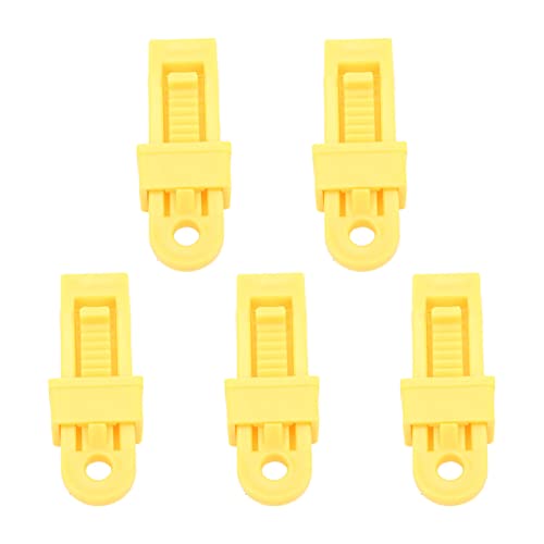 Althwuyu Deck Anker -Stifte 5 Stcs kleines Rot, 2,6 in Zelt -Markise -Stücke Haken Windseil Fixierende Schnalle zum Camping von Althwuyu