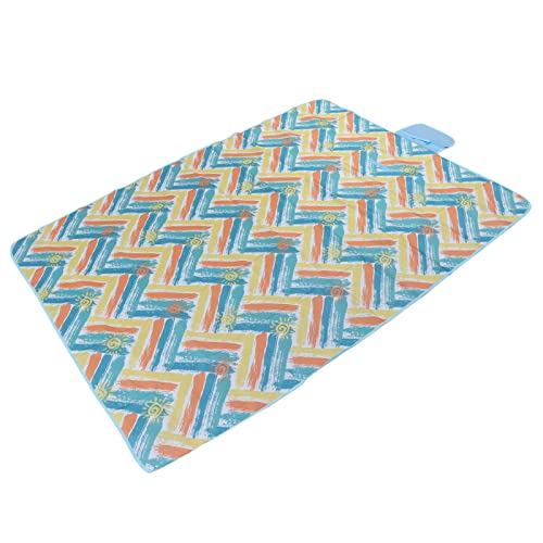 Althwuyu Faltbare Picknickdecke Blau, Oxford Stoff extra großer klappender Außenmatte für Strand, Camping, Wandern, Reisen (Blau (Silikon)) von Althwuyu