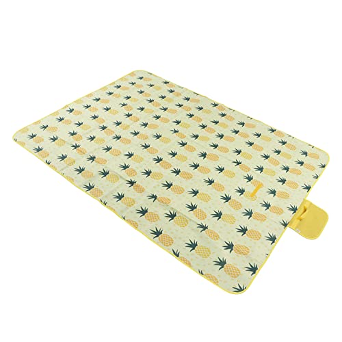 Althwuyu Faltbare Picknickdecke Blau, Oxford Stoff extra großer klappender Außenmatte für Strand, Camping, Wandern, Reisen (Gelb) von Althwuyu