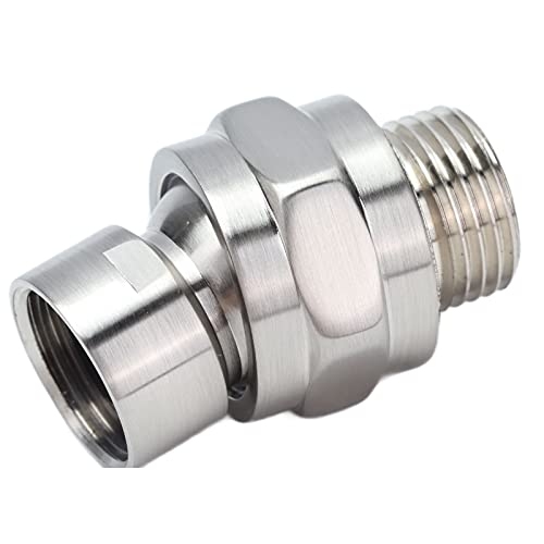 Althwuyu G1/2 Dusch kopf adapter, Kupfer Edelstahl Diver ter Ventil mit gebürstetem Finish Badezimmer zubehör von Althwuyu