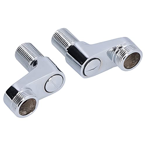 Althwuyu G1/2 bis G3/4 Duschmischer Wasserhahn Schwung Arm Adapter, Messing Edelstahl Badezimmerzubehör von Althwuyu