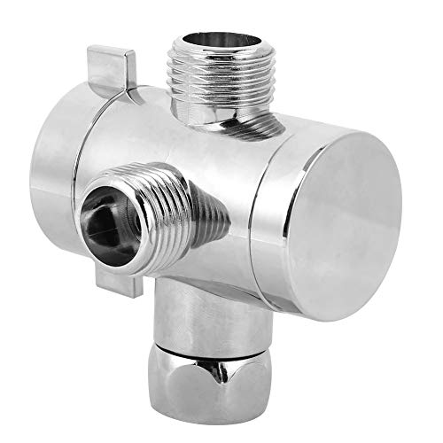 Althwuyu G1 / 2 Duschdauerventil mit Halter, dreifaches Outlet -Design -Badezimmer -Zubehör für Handheld -Dusche und Wasserhahnanschluss (Schnittstelle 1) von Althwuyu