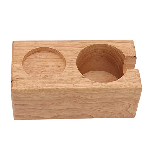 Althwuyu Kaffeepulver Pressen Hammer und Verteiler Set, Edelstahl Basis mit Holzgriff, 58mm Kaffee Manipulation für Haus und Café von Althwuyu
