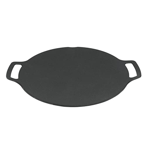 Althwuyu Korean Grill Pan, 11,4 in / 29 cm rundes BBQ -Griddel mit Doppelgändern, Nicht -Stick -Beschichtungs -Aluminium -Legierung Barbecue Pan für Gaskocher und Camping im Freien (29 cm) von Althwuyu