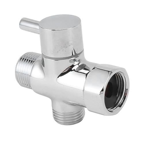 Althwuyu Messing 3 Weges Duscharm Diverter Ventil, Wasserabscheider Adapter mit 7/8 "Outlet und 1/2" Einlass für Badezimmer Handheld Duschkopf Althwuyu Messing 3 Weges Duscharm Diverter Ventil, Wasserabscheider Adapter mit 7/8 "Outlet und 1/2" Einlass für Badezimmer Handheld Duschkopf von Althwuyu