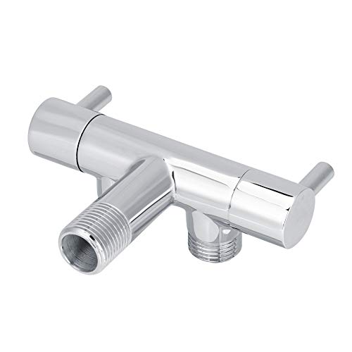 Althwuyu Messing Zwei Wasserhahnventil, polierter ss Wasserverteilungsstecker für Toilette und Waschmaschine Althwuyu Messing Zwei Wasserhahnventil, polierter ss Wasserverteilungsstecker für Toilette und Waschmaschine von Althwuyu