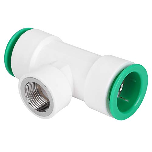 Althwuyu PPR Plastic 32mm Tee Connector with 3/4 Female Thread, Insertion Type Water Pipe Fitting for Plumbing Accessories Althwuyu PPR Plastic 32mm Tee Connector with 3/4 Female Thread, Insertion Type Water Pipe Fitting for Plumbing Accessories von Althwuyu