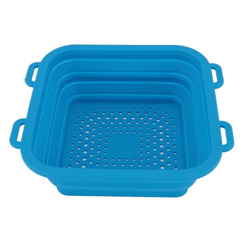 Althwuyu Silicon Ice Bad Badewanne Eimer, faltbarer tragbarer kaltes Wasser Eimer für Sportler und Heimreise, Grau, grau (Blau) von Althwuyu