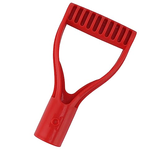 Althwuyu Spatengriff Ersatz, leichtes Griff für Schaufel und Rechen, bequemer Plastikgriff für Schneegräben oder Gartengebrauch (Orange) (Schwarz) (Rot) von Althwuyu