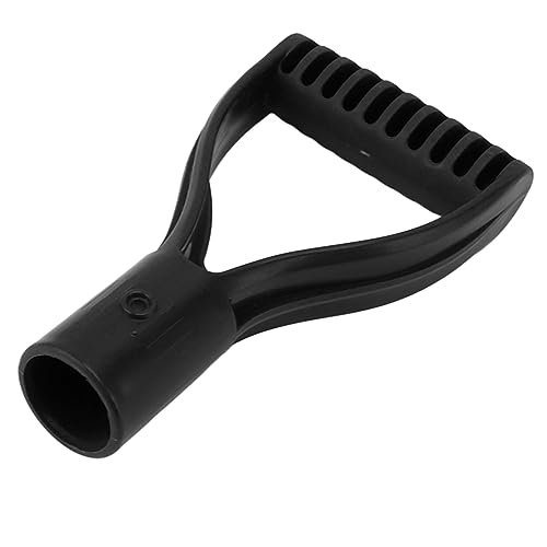 Althwuyu Spatengriff Ersatz, leichtes Griff für Schaufel und Rechen, bequemer Plastikgriff für Schneegräben oder Gartengebrauch (Orange) (Schwarz) von Althwuyu