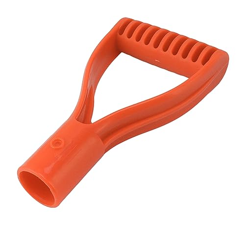 Althwuyu Spatengriff Ersatz, leichtes Griff für Schaufel und Rechen, bequemer Plastikgriff für Schneegräben oder Gartengebrauch (Orange) von Althwuyu