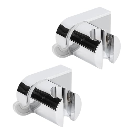 Althwuyu Wandmontierte Duschhalterung, 2pcs Abs Duschkopfhalter mit 360 ° Winkelkontrolle für Badezimmer von Althwuyu