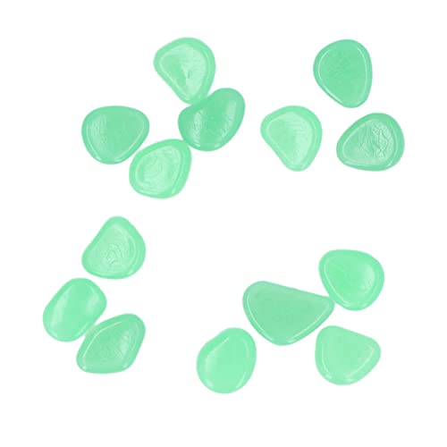 Althwuyu luminöser Kieselsteine, Fluoreszierende Glühsteine für Gartenwege, Innenhänge und Wanderwegen im Freien, 100pcs (100 / Tasche) (100 / Tasche) (200 / Tasche) (200 / Tasche) (200 / Tasche) von Althwuyu