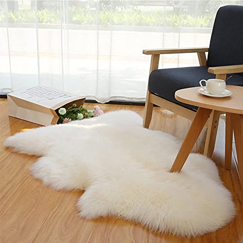 Altlue Lammfell Teppich Echtes Lammfell Fellteppich Stuhlauflage Fell Teppiche Dekofell Echtfell Sitzfell Stuhl Felle Für Stühle Sofa (70X100cm) von Altlue