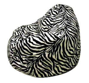 Altmark-Design Zebra XL Sitzsack Stuhl mit Futter von Altmark-Design