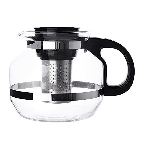 Glas Teekanne mit Teebereiter Altom Design Kaffeekanne Glas 2,2 L von Altom Design