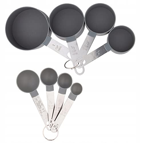 Messbecher Cups Messlöffel Set für Küche Kochen und Backen 8 teiliges von Altom