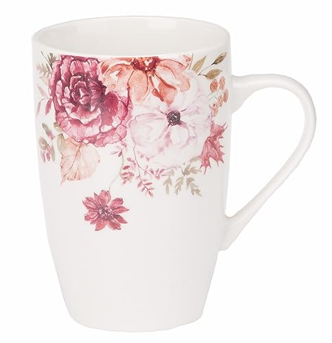 Tasse aus Porzellan Blumen-Tasse Teetasse 400ml Jardin Rosen (M. 2) von Altom