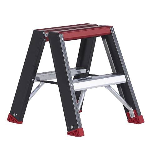 Altrex | Sicherheits-Stehleiter | beidseitig begehbar | 2 x 2 Stufen von Altrex