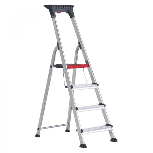 altrex Double Decker Leiter - Stufenstehleiter für den Haushalt mit 4 Stufen, GS-Geprüft, Aluminium, Maximale Traglast 150 Kg von Altrex