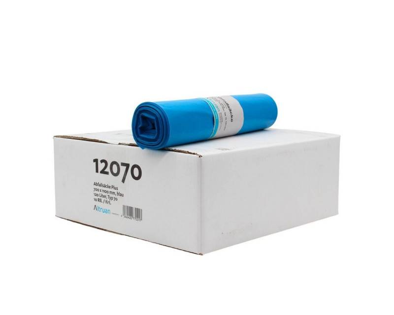 Altruan Fangsack Altruan Müllsack 120 Liter Typ 70, 12070 Premium, blau, (10-tlg) von Altruan