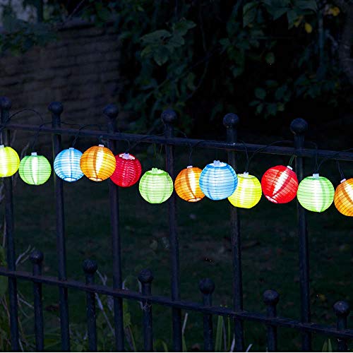 Altuna/Bikain – Lichterkette 10 Taschenlampen Silhouette China von Smart Solar