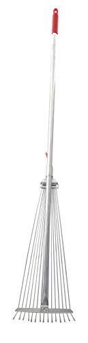 Bikain Laubsammler aus Metall Verstellbar - Modell A201-15 Zinken - Aus verzinktem Stahl - Leicht und Handlich - Inklusive Konischem Griff - Für die Gartenpflege Bikain Laubsammler aus Metall Verstellbar - Modell A201-15 Zinken - Aus verzinktem Stahl - Leicht und Handlich - Inklusive Konischem Griff - Für die Gartenpflege von Bikain