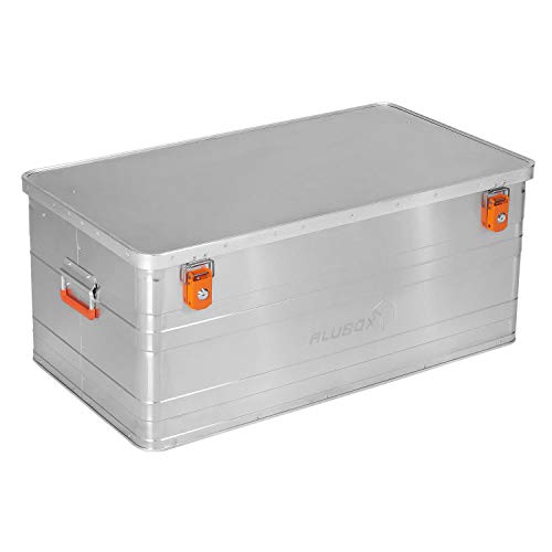 ALUBOX B140 - Aluminium Transportbox 140 Liter Alukiste Campingkiste - wasserabweisend - Staubschutz - von ALUBOX