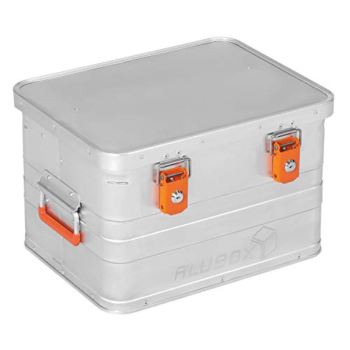 ALUBOX B29 - Aluminium Transportbox 29 Liter Alukiste mit Gummidichtung - Inhalt vor Staub und Spritzwasser geschützt, abschließbar von ALUBOX