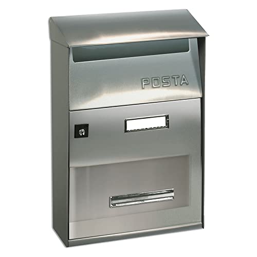 Alubox Briefkasten Post. ft EVO ACC. 22 x 32,5 ftixl Grau Wandmontage Modern Abschließbar Alubox Briefkasten Post. ft EVO ACC. 22 x 32,5 ftixl Grau Wandmontage Modern Abschließbar von Alubox