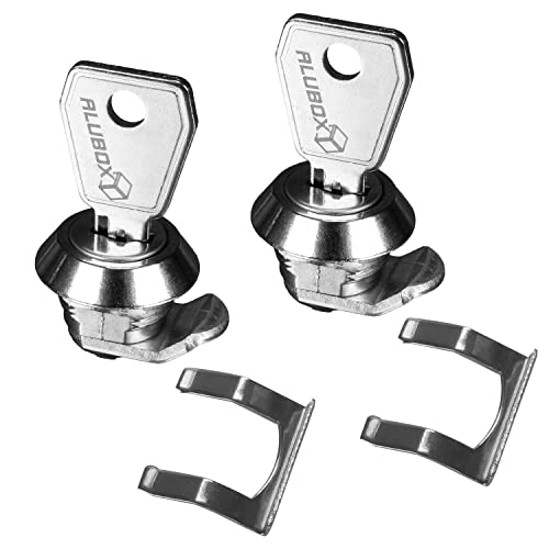 2 Zylinderschlösser für Aluboxen inkl. Schlüssel von Alubox