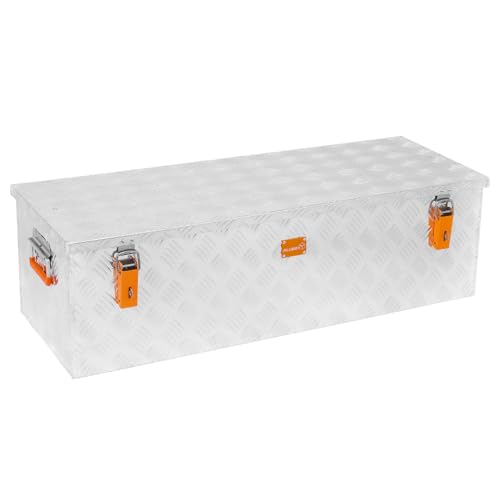 alubox Werkzeugkiste Riffelblech ABX-RL105 Aluminium 1,5mm Werkzeugkiste leicht und robust 105 Liter von Alubox