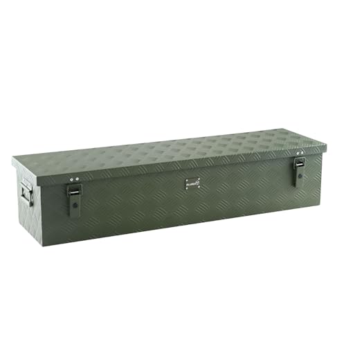 alubox Werkzeugkiste Riffelblech olive ABX-RL86G Aluminium 1,5mm Werkzeugkiste leicht und robust 86 Liter - oliv grün lackiert alubox Werkzeugkiste Riffelblech olive ABX-RL86G Aluminium 1,5mm Werkzeugkiste leicht und robust 86 Liter - oliv grün lackiert von Alubox