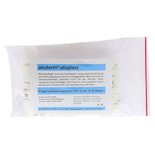 Söhngen Wundpflaster Fingerverband aluderm-aluplast elastisch 18x2cm VE=10 Stück von Söhngen