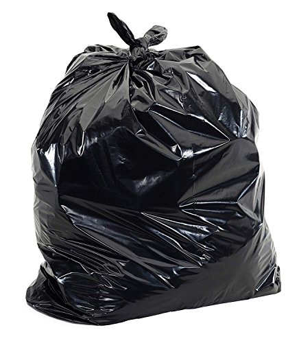 aluf Kunststoffe rcm-3858 Coex + Microban niedrige Dichte Blend Star Dichtung Tasche auf kernlosen Rolle, 55–60 Liter Kapazität, 147,3 cm Länge x 96,5 cm Breite, 45 lbs Max laden, schwarz (100 Stück) von Aluf Plastics
