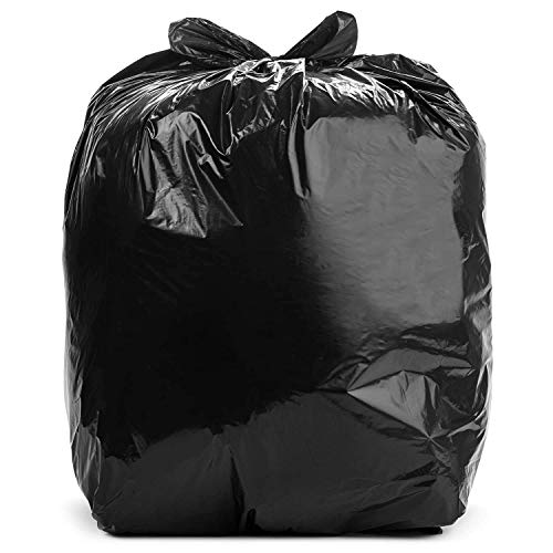 aluf Kunststoffe rcm-4347 X Coex + Microban niedrige Dichte Blend Star Dichtung Tasche auf kernlosen Rolle, 56 Liter Kapazität, 119,4 cm Länge x 109,2 cm Breite, 63 LBS Max laden, schwarz (100 Stück) von Aluf Plastics
