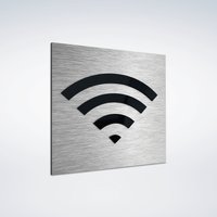 Free Wlan Schild - Symbol Passwort Zeichen Gast Für Zuhause Logo Büro Türschilder von Alumadesignco