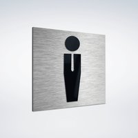 Herren Badezimmer Schild - Toiletten Schilder Zimmer Beschilderung Toilette Mann Wc Tür Symbol/Piktogramm von Alumadesignco
