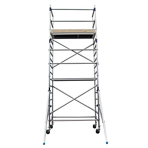 ALX AS-2- Rollgerüst - Aluminium - Baugerüst - Klappgerüst - Malergerüst - Arbeitsgerüst - Fahrbar - 6.3m Arbeitshöhe - Für den fortgeschrittenen Heimarbeiter oder Selbstständigen ALX AS-2- Rollgerüst - Aluminium - Baugerüst - Klappgerüst - Malergerüst - Arbeitsgerüst - Fahrbar - 6.3m Arbeitshöhe - Für den fortgeschrittenen Heimarbeiter oder Selbstständigen von Alumexx
