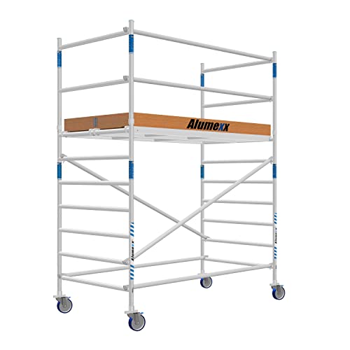 ALX Basic-Line Rollgerüst 135-4,2 m Arbeitshöhe - Baugerüst - Innengerüst - Aluminiumgerüst - Arbeitsgerüst - Leitergerüst - Treppengerüst ALX Basic-Line Rollgerüst 135-4,2 m Arbeitshöhe - Baugerüst - Innengerüst - Aluminiumgerüst - Arbeitsgerüst - Leitergerüst - Treppengerüst von Alumexx