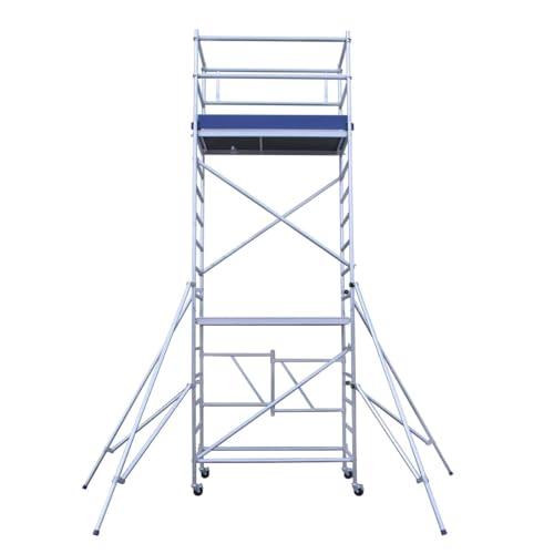 Alumexx Eco - Line Klappgerüst Module A+B+C - Fahrgerüst - Geeignet Für Privatgebrauch - Klappgerüst - Rollgerüst - Zimmergerüst - Klasse 2 - Aluminium - 5.8m Arbeitshöhe Alumexx Eco - Line Klappgerüst Module A+B+C - Fahrgerüst - Geeignet Für Privatgebrauch - Klappgerüst - Rollgerüst - Zimmergerüst - Klasse 2 - Aluminium - 5.8m Arbeitshöhe von Alumexx