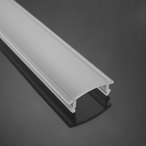 Nur LED Abdeckung für das Aluprofil E45 - Semi 100 cm von Alumino